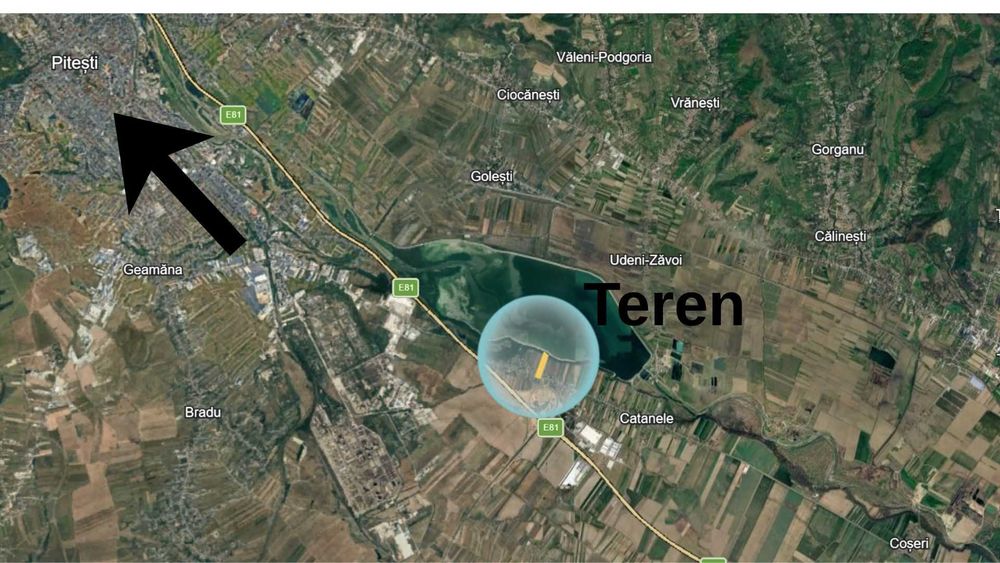 Vand Teren  Pitesti Căteasca, loc. Recea
