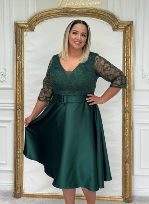 Rochie de seară verde
