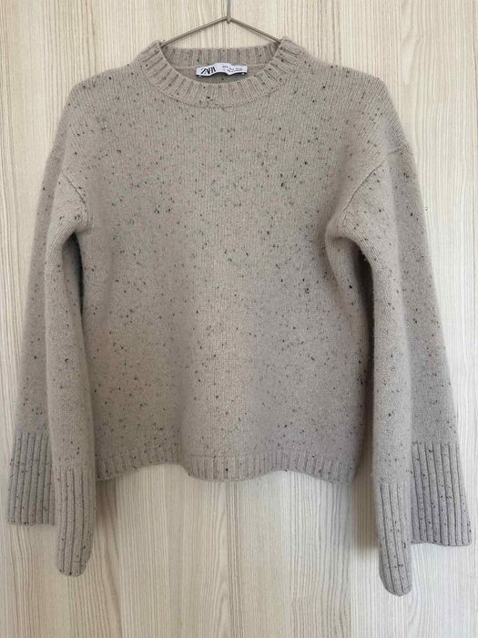 Zara жесток пуловер вълна и кашмир, S размер
