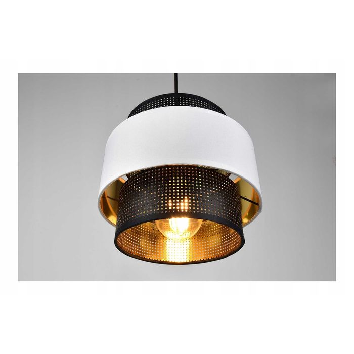 LEDO-341 Висяща лампа 3xE27 бяла/черна - 960-EZ3