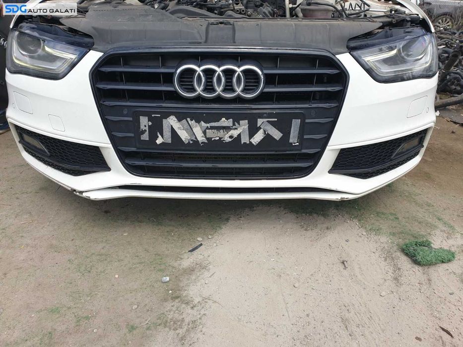 Grila cu Sigla Emblema de pe Bara Spoiler Fata Audi A4 B8 B8.5 Sline S-line Facelift 2012 - 2016 [C5434]