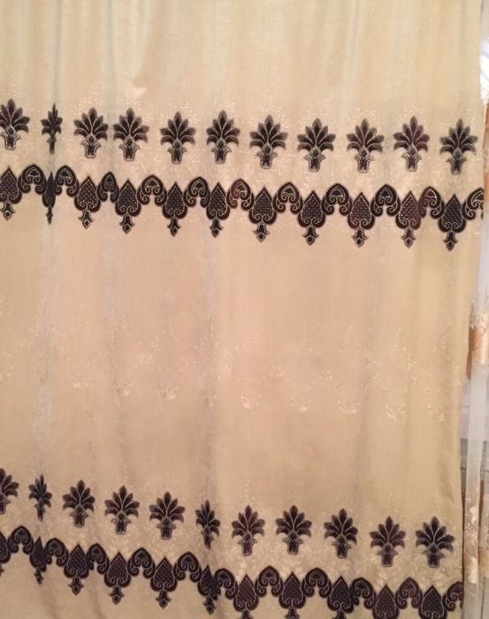 Занавеска с тюлью