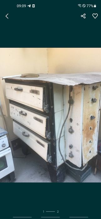 Трёх  ярусная электрическая печь