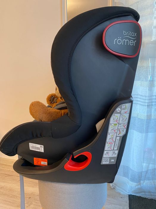 Scaun auto BRITAX ROMER King II LS Black Series, 9-18kg, (Blue Marble)