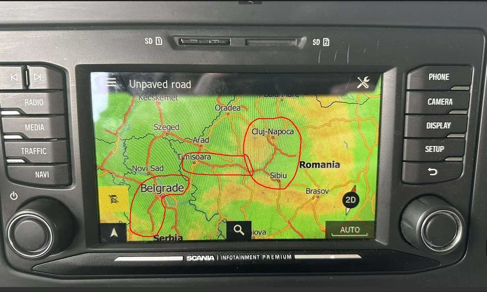 2026 СД Карта за навигация камиони Скания SCANIA SD card ъпдейт AUS4