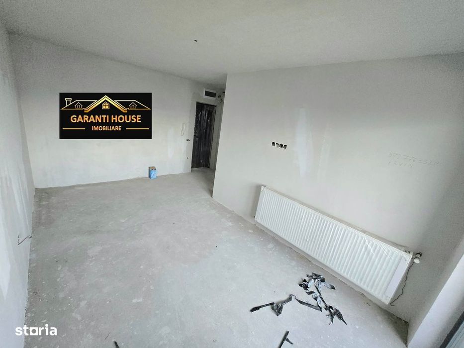 Bloc nou, apartament cu o camera + terasa, semifinisat, 53 500€ neg.