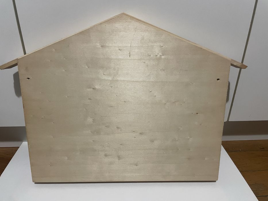 3бр френски винтидж етажерки от дърво миниатюри за стена