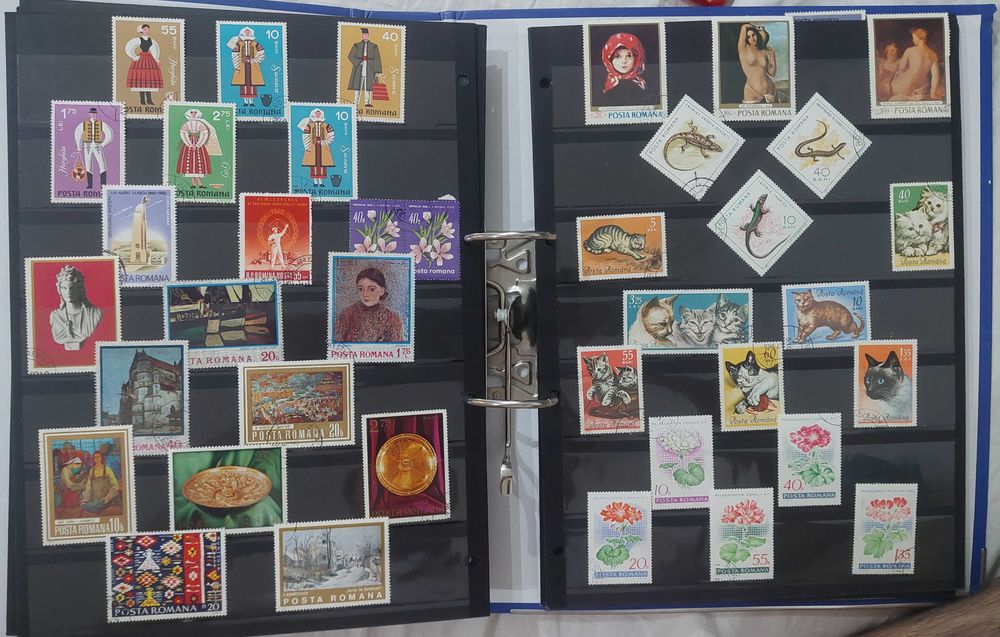 Album cu timbre romanesti + bonus