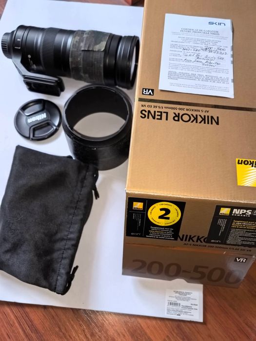 Obiectiv foto Nikon 200-500mm f5.6 ED