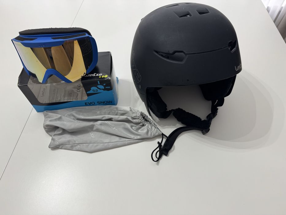 Vand casca si ochelari schi