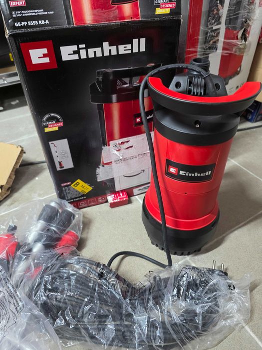 Einhell GE-PP 5555 RB-A - Pompa submersibila de drenaj, apa curata