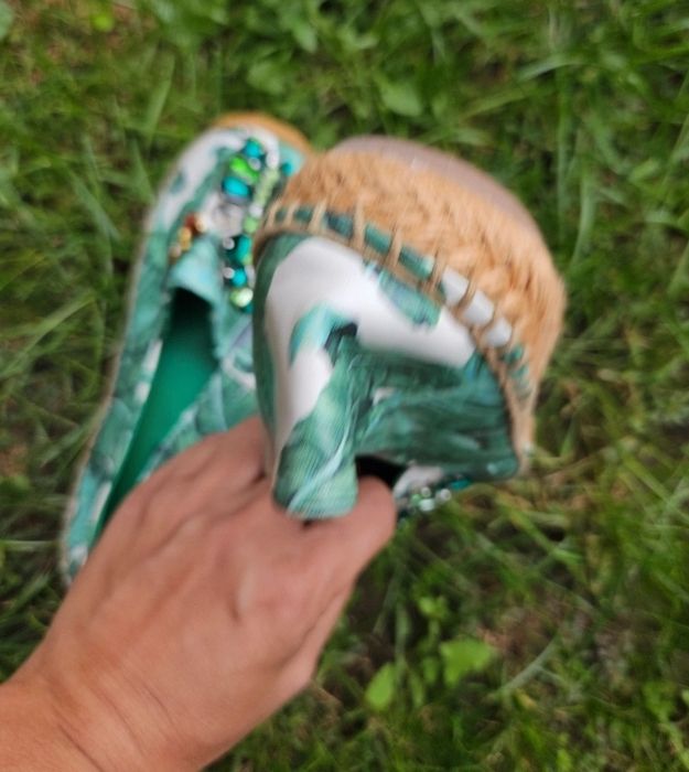 Espadrile dama piele