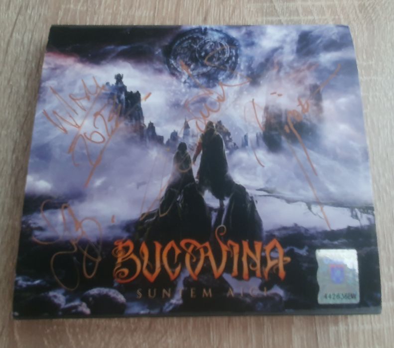Bucovina- Suntem aici cd (cu autografe pe el de la toți membrii trupei)