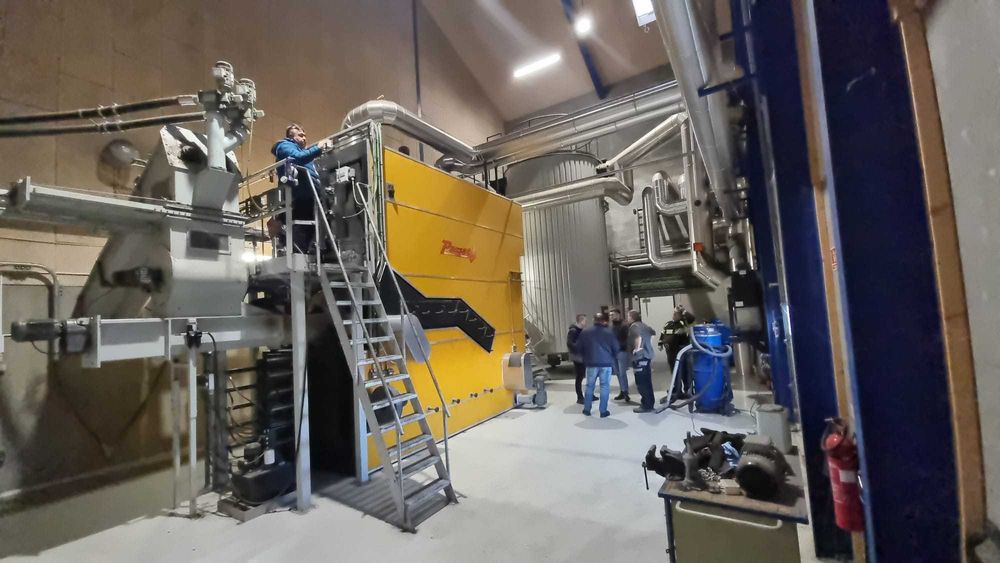 Centrale pe baloti de paie Passat