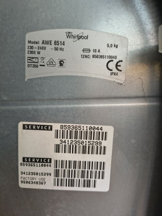 Vând mașină de spălat verticală Whirlpool, 5 kg, stare bună de funcționare, detalii în mesaj