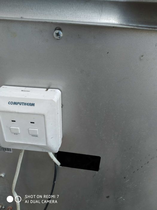 cazan pe peleți in stare foarte buna