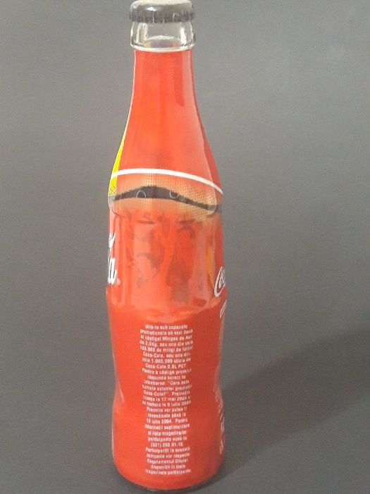 Sticla de colectie Coca-Cola , Editie speciala 2004 - Cristian Chivu