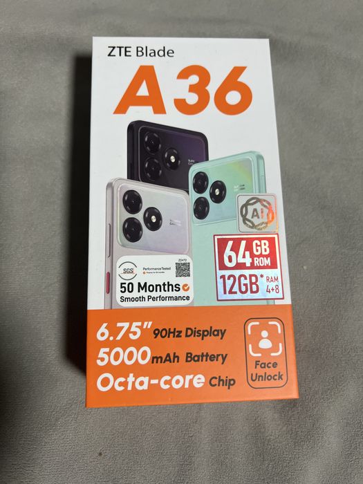 Телефон ZTE Blade A36