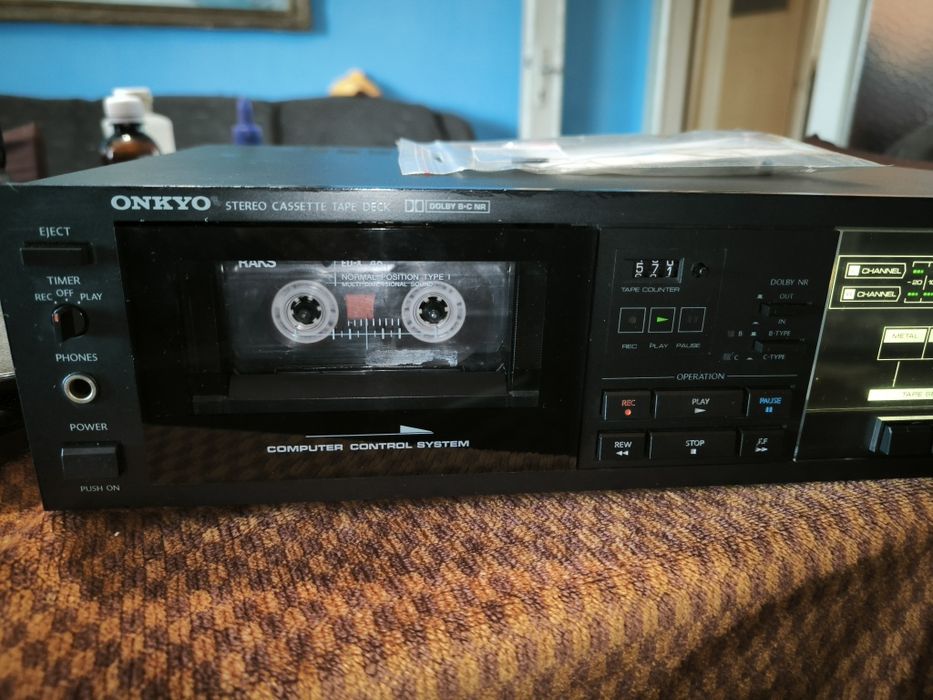 Casetofon Deck Hi-Fi ONKYO – Recent Servisat (Curele și Idler noi)