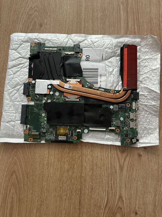 Placa de baza asus gl553vd procesor i7 7700h video gtx1050 de 4gb