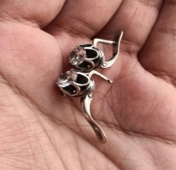 Серьги серебро 925