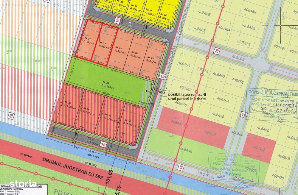 Mosnita Noua - teren pentru constructie 6apartamente - toate utilitati