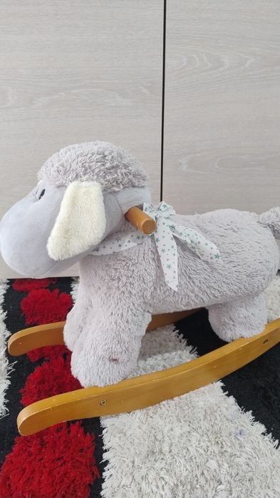 Balansoar lemn oiță cu muzică