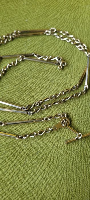 Lanț argint placat cu aur