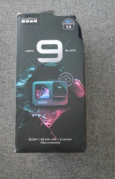 Camera video sport GoPro HERO9, 5K, Black Edition