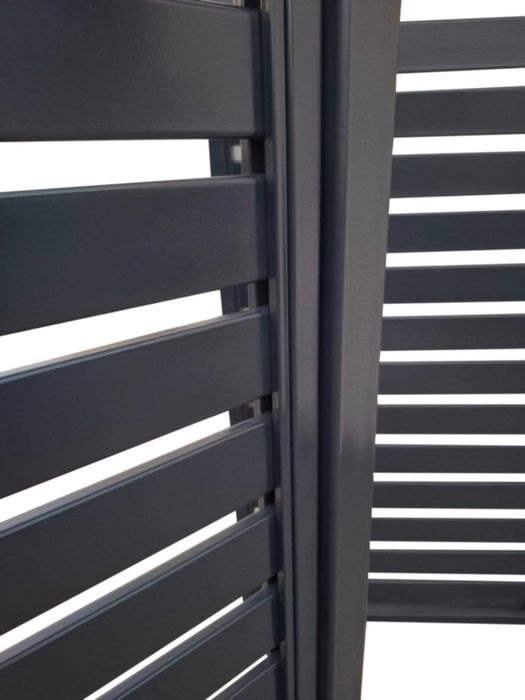 Poarta din teava rectangulara 100x20 – design modern si rezistenta