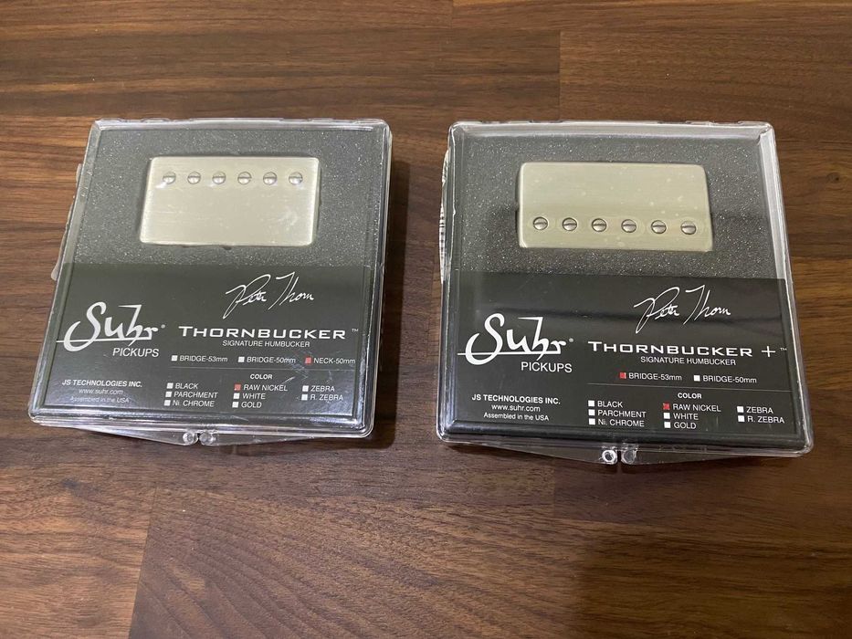 Set doze chitara electrica Suhr Thornbucker neck si bridge