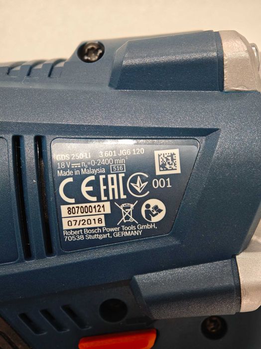 Set Bosch Professional 18V GDS 250 (NOUĂ) GSB 18 V-EC Brushless Ocazie