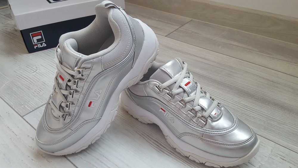 Сив металик маратонки FILA STRADA F WOMEN за момиче с р-р EUR38