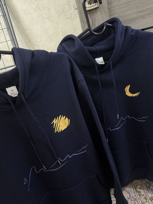 Парные Худи темно-синий