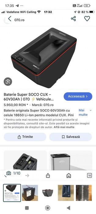 Baterie Super soco 60