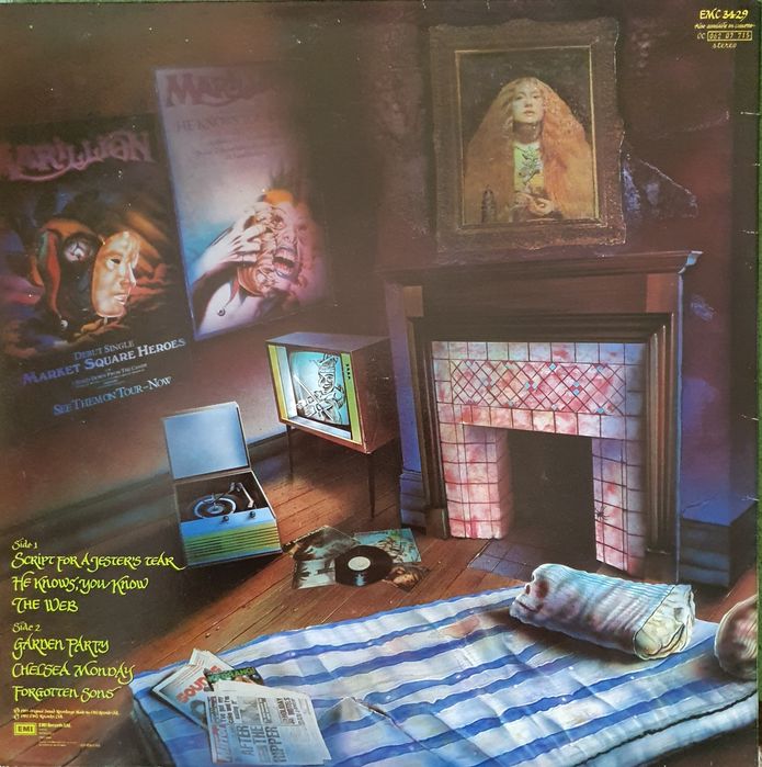 Marillion - Script for a Jester's Tear- Gatefold, UK first press,early matrix-1983