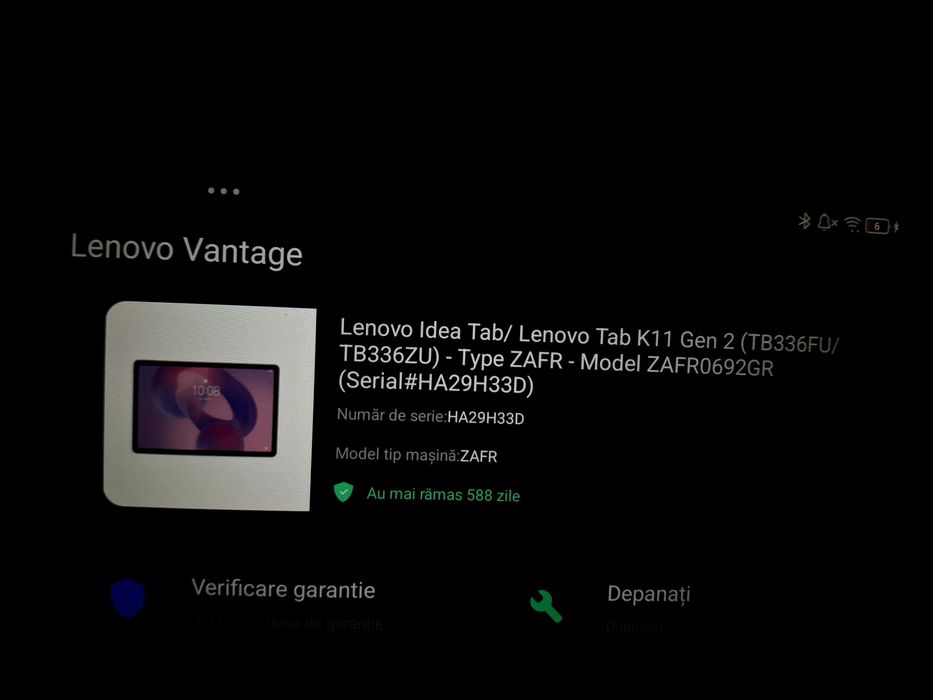 Tableta lenovo idea Tab, 11", 8GB ram, 256GB, wi-fi