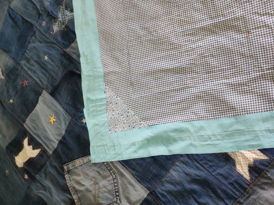 Покрывало джинс хендмэйд