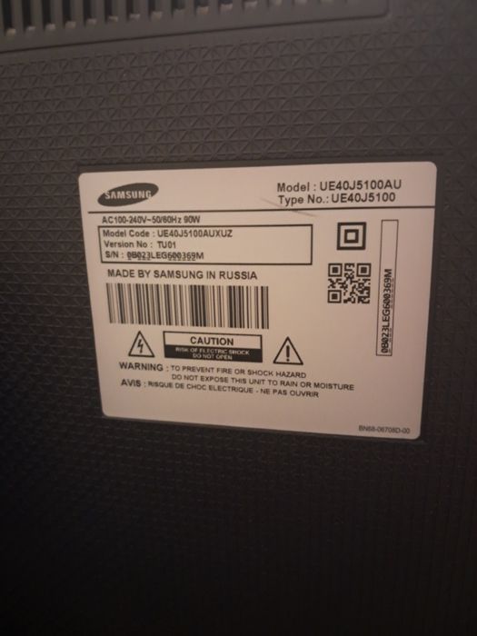 Samsung UE40J5100 40" Full HD, идеальное состояние