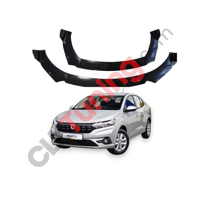 Lip prelungire ornament pentru bara fata adaptabil pe Dacia Logan 3