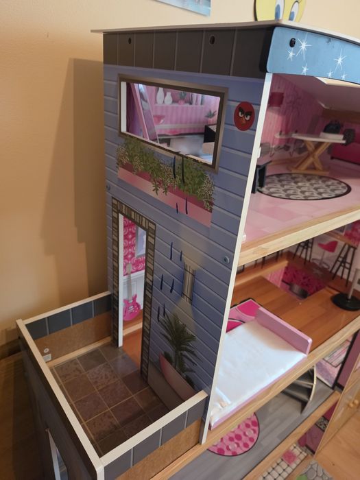 Casuta lemn papusi Kidkraft Sparkle Mansion