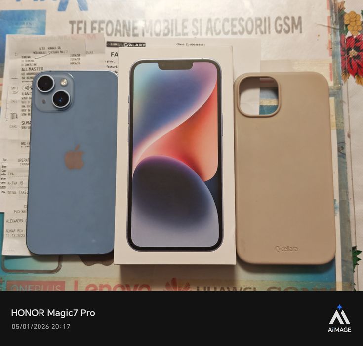 Apple iPhone 14 - 128 GB Blue / Neverlock / 85 baterie