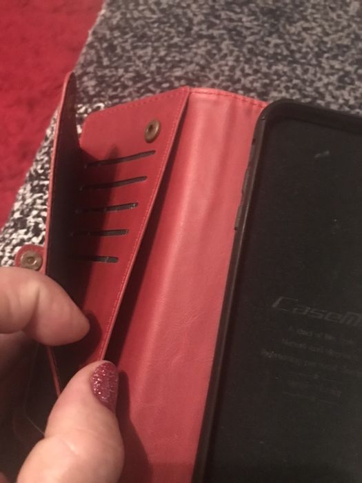 Husa telefon Xs Max si portofel piele