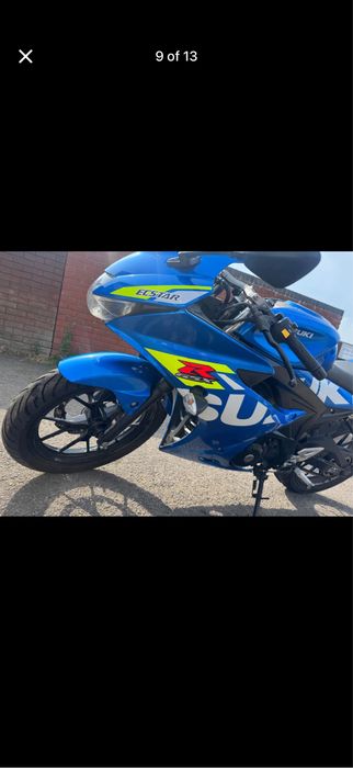 Suzuki gsx-r 125 2018 sau schimb cu atv ofer si diferenta doar 5800km