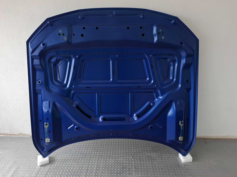 Като Нов Оригинален Преден капак BMW G22 G23 G26 Син мат Алуминиев, БМВ Г22 Г23 Г26