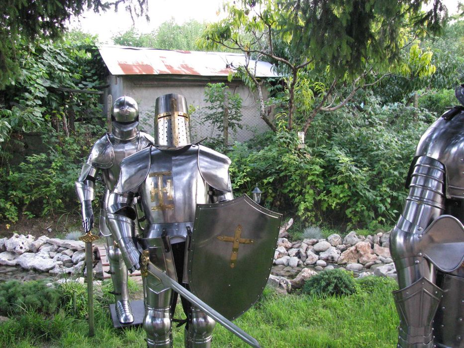 рицарски брони - реален размер