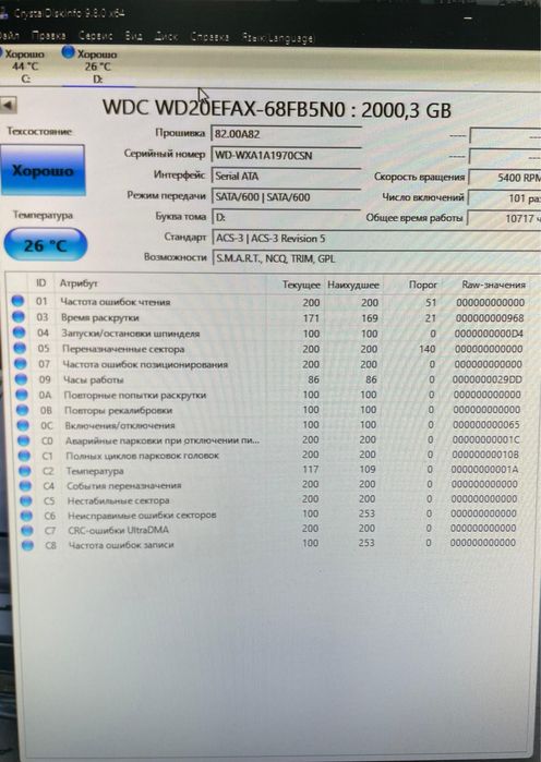 Продам жесткий диск 2 тб