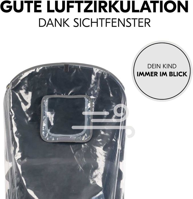 Husa ploaie universala carucior tricicleta Hauck . Calitate superioara