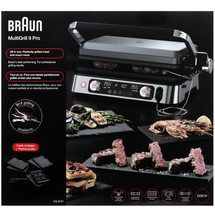 Электрогриль Braun MultiGrill 9 Pro CG9167