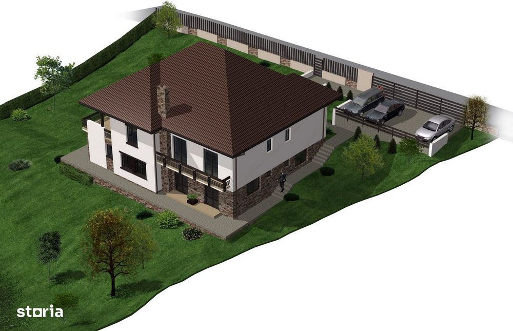 Teren pentru constructii cu panorama exceptionala, lângă Sp. Judetean